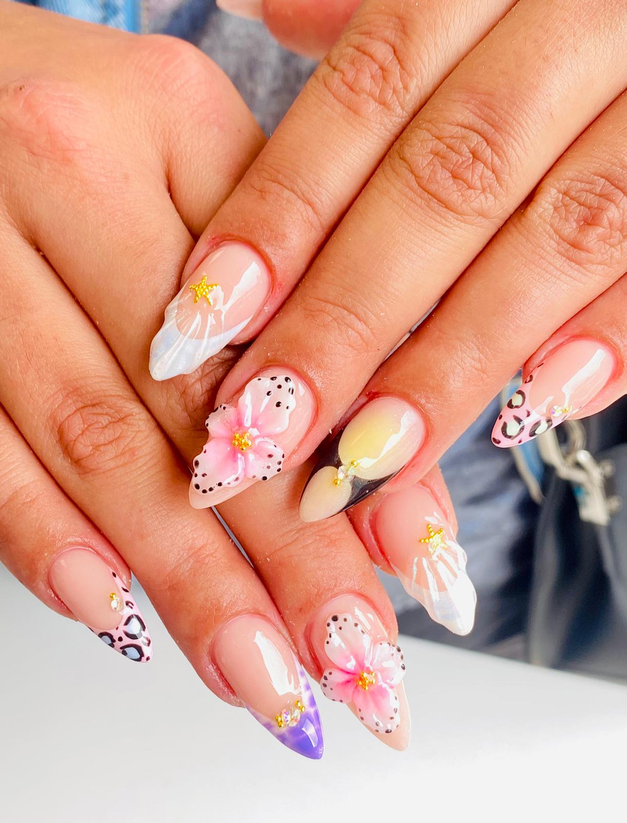 Beautifully manicured nails showcasing luxury nail art